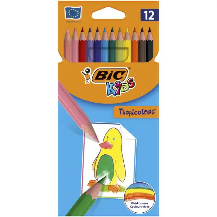CREIOANE COLORATE 12 CULORI TROPICOLORS BIC CREIOANE COLORATE 12 CULORI TROPICOLORS BIC